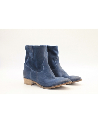 stivaletto in camoscio RIVA BLU